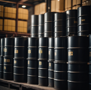 crude oil barrels